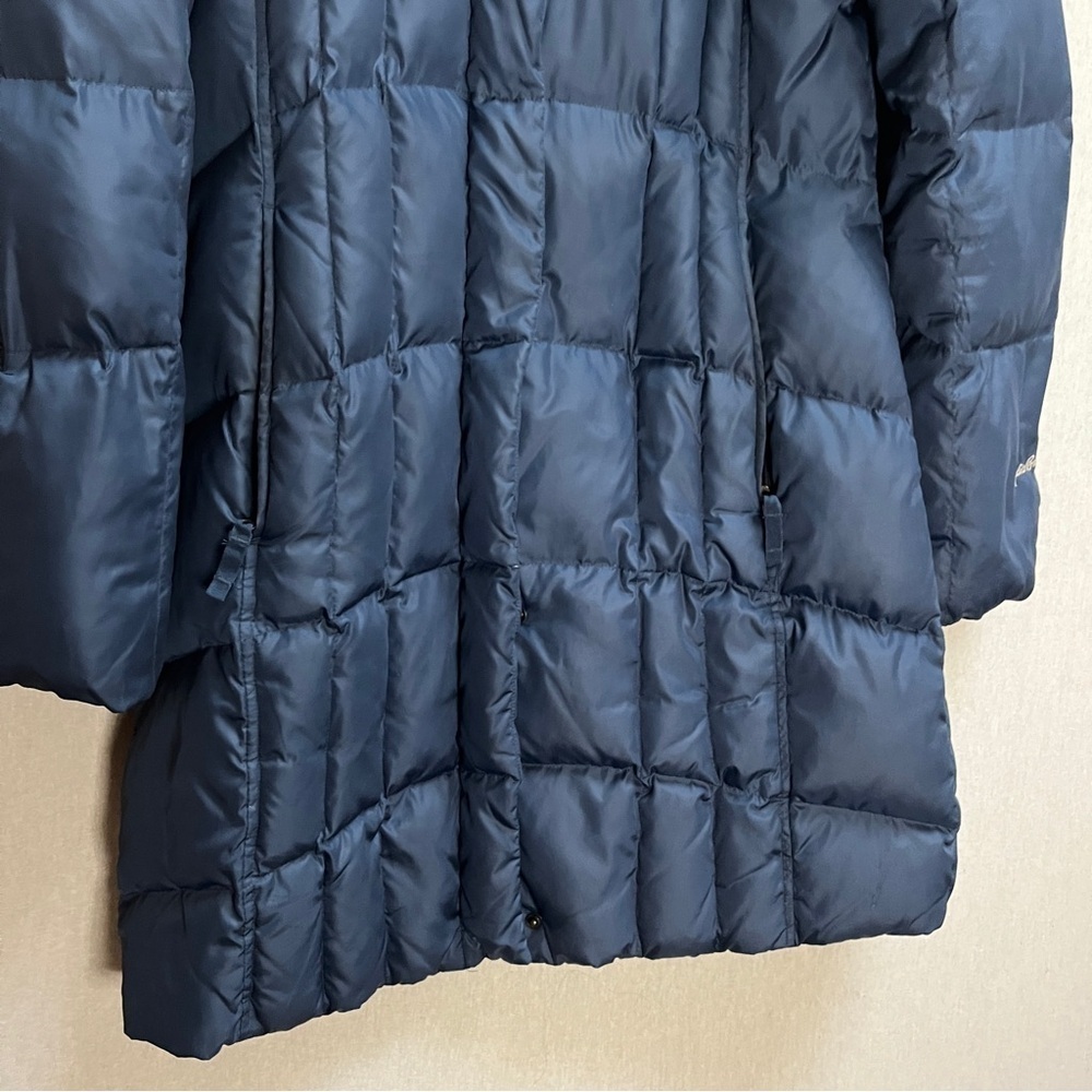 Eddie Bauer Down Dark Long Parka Hooded Jacket Sz M - Picture 11 of 12